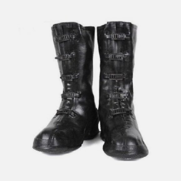 NEW 1980s sz6 SERVUS RUBBER CO MILITARY RUBBER 5 BUCKLE OVERBOOTS NM 02882 - Picture 1 of 13